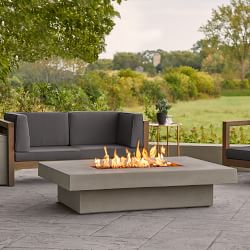 Novato Low Rectangle Propane Fire Table (60")