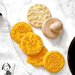 PEANUTS™ x Williams Sonoma Chef Snoopy Silicone Cookie Stamps, Set of 4