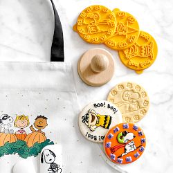 PEANUTS™ x Williams Sonoma Chef Snoopy Silicone Cookie Stamps, Set of 4