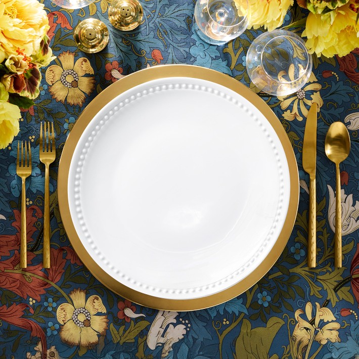Pillivuyt Beaded Coupe Dinner Plates | Williams Sonoma