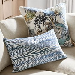 Scalamandré x Williams Sonoma Home Sea of Trees Printed Pillow Cover