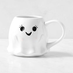 Ghost &amp; Happy Ghost Figural Mug Set