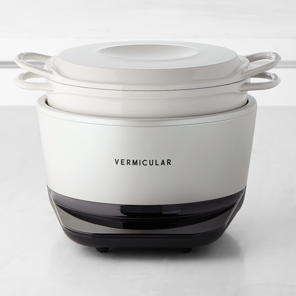 VERMICULAR 炊飯器 ホワイト Vermicular Kamado Musui Dutch Oven Induction System | Williams Sonoma