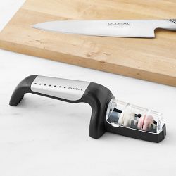 Global Classic Minosharp 2 Ceramic Water Knife Sharpener, Stainless Steel