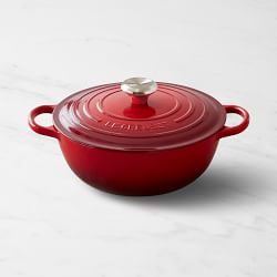 Le Creuset Enameled Cast Iron Soup Pot, 4 1/2-Qt., Red