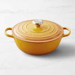 Le Creuset Enameled Cast Iron Soup Pot, 4 1/2 Qt., Nectar