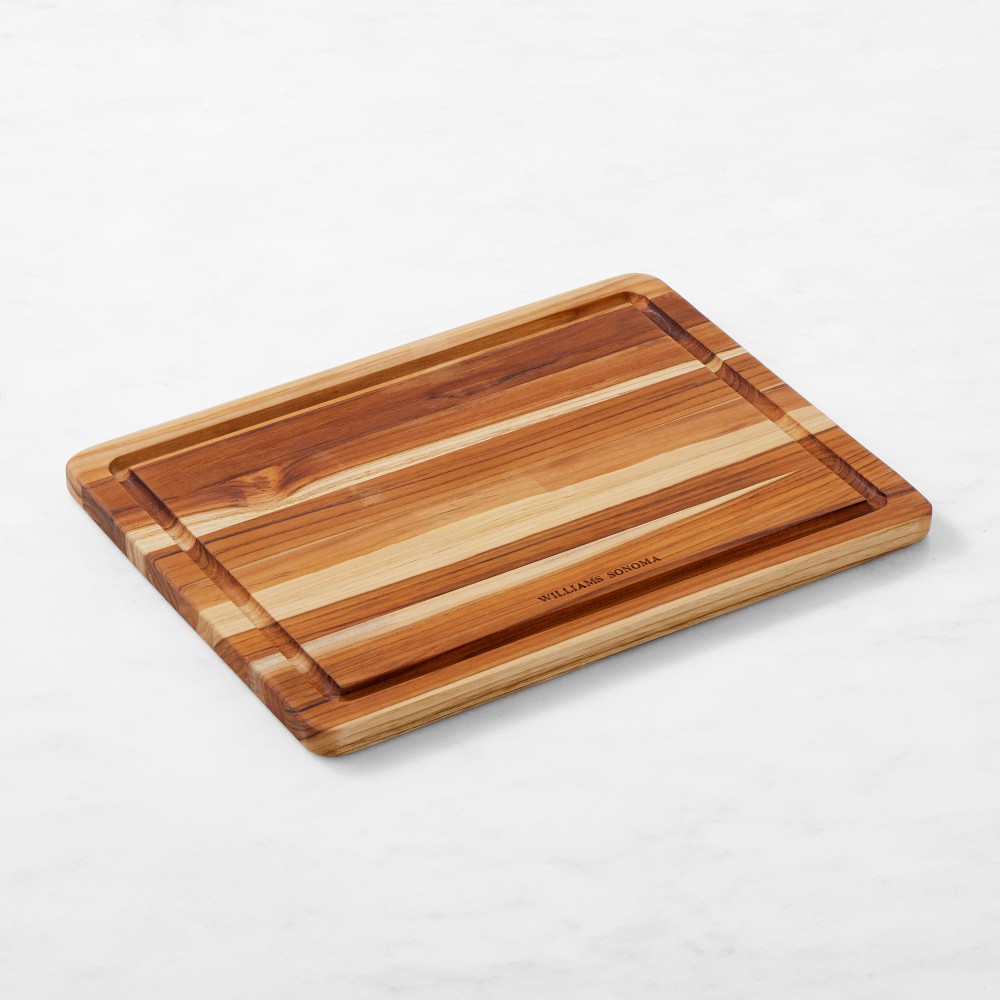 Williams Sonoma Cutting & Carving Board, Teak - Small, 16'x12'