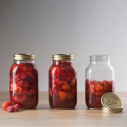 Kilner Canning Jar, 34 oz, Set of 6