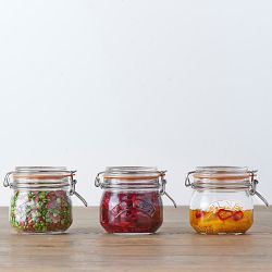 Kilner Round Clip Top Jar, 17 oz, Set of 6