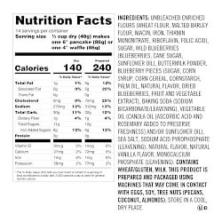 Williams Sonoma Blueberry Pancake &amp; Waffle Mix