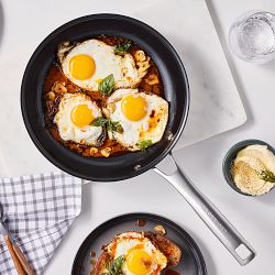 Le Creuset Essential Stainless-Steel Ceramic Nonstick Fry Pans