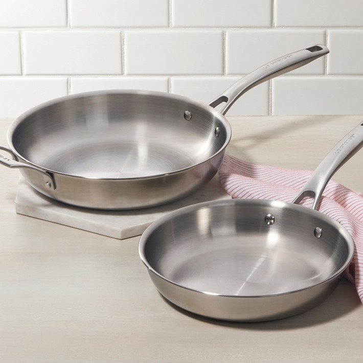Le Creuset Essential Stainless-Steel Fry Pan | Williams Sonoma