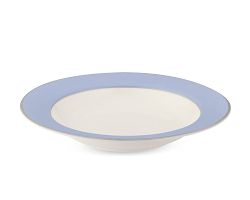 Pickard Color Sheen Soup Plate, Platinum, No Monogram