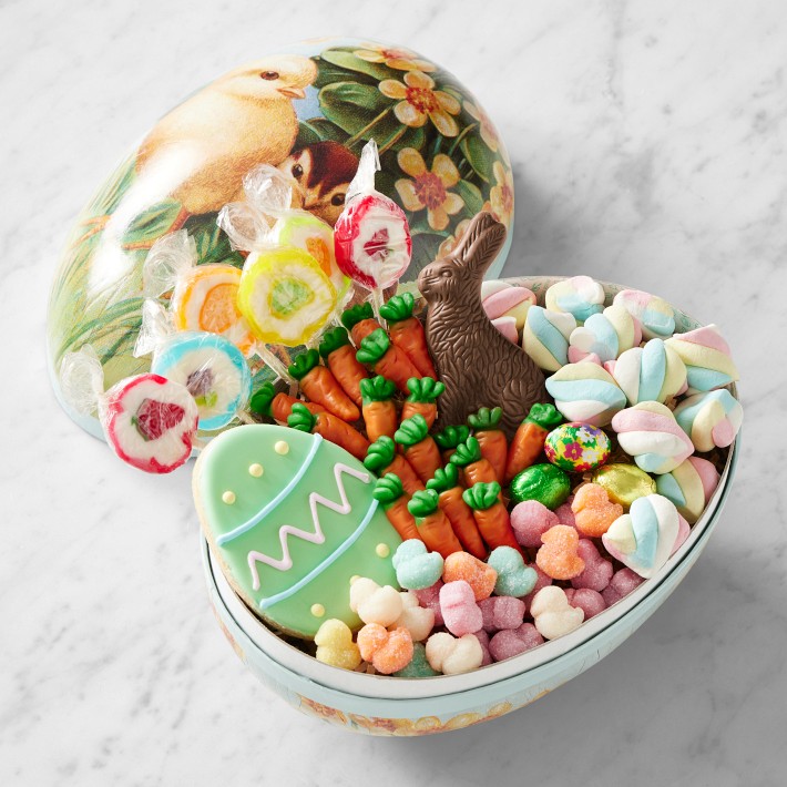 Medium Classic Easter Mache Egg Gift | Williams Sonoma
