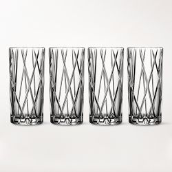 Orrefors City Highballs, Set of 4