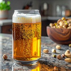 Beer Can Glasses, Set of 4