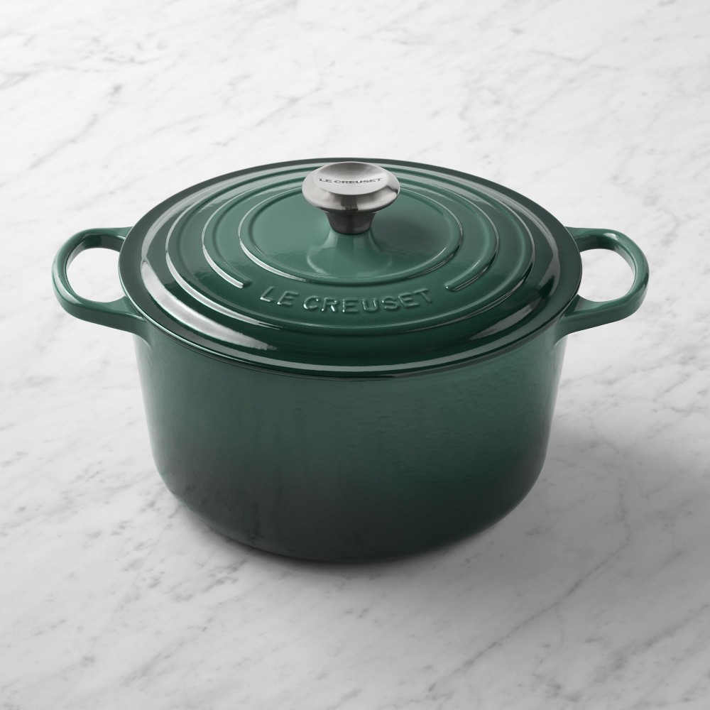 Le Creuset Signature Enameled Cast Iron Deep Round Oven, 6 1/2-Qt. - 6 1/2-Qt., Artichaut
