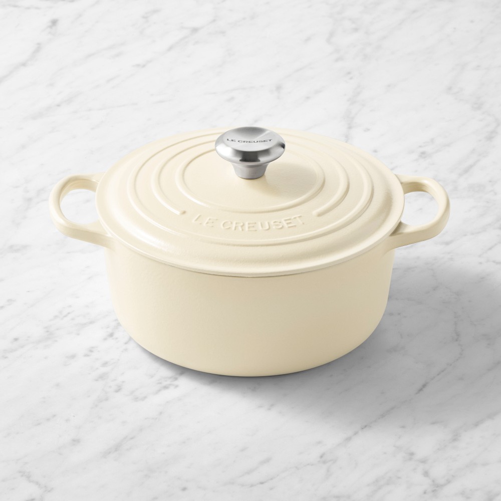 Le Creuset Signature Enameled Cast Iron Round Dutch Oven - 4 1/2-Qt., Brioche