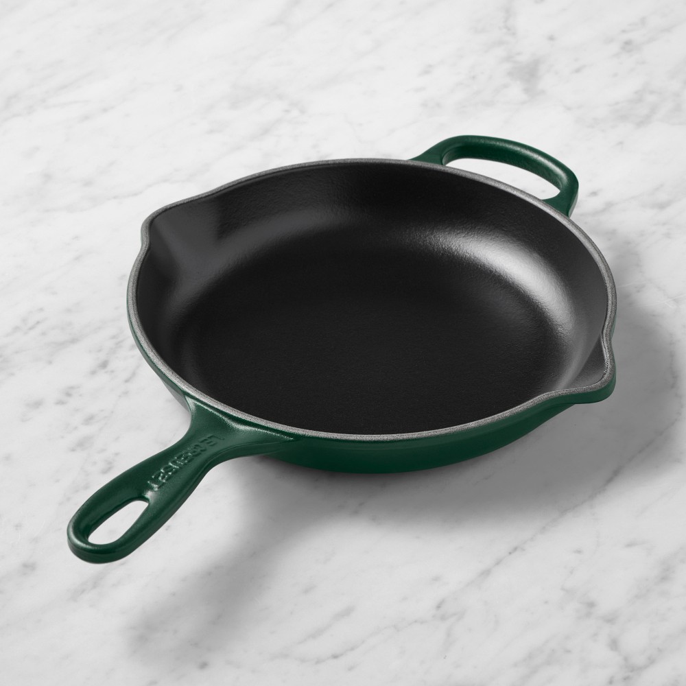 Le Creuset Signature Enameled Cast Iron Skillet Fry Pans - 9 1/2", Foret