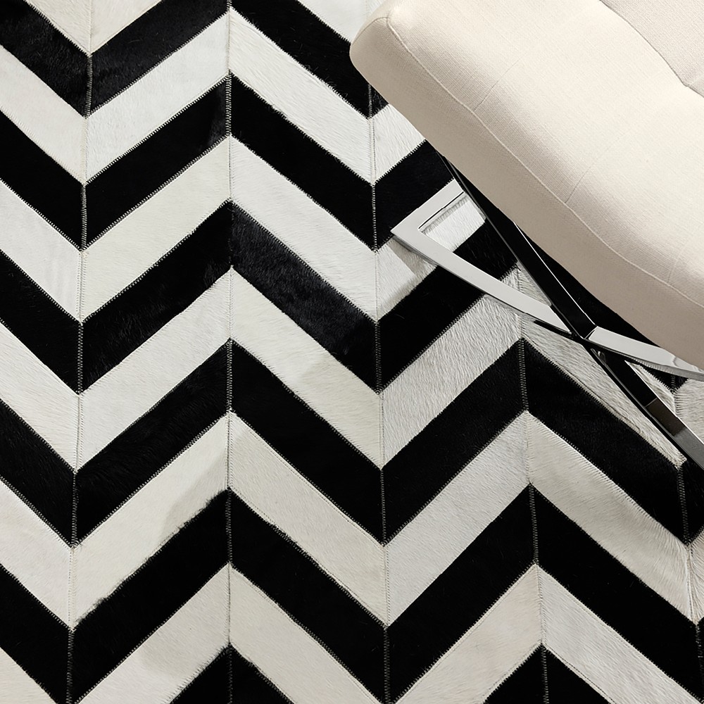 Chevron Hide Rug by Williams Sonoma Home