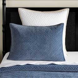 Heritage Lattice Velvet Pillow Cover