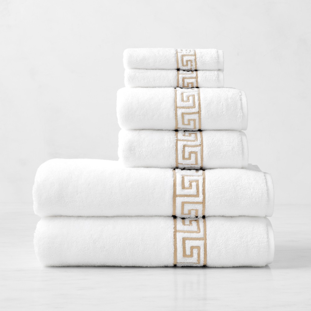 Chambers® Greek Key- Bath Towel