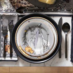 Haunted Hosts Appetizer Plates, Set of 4