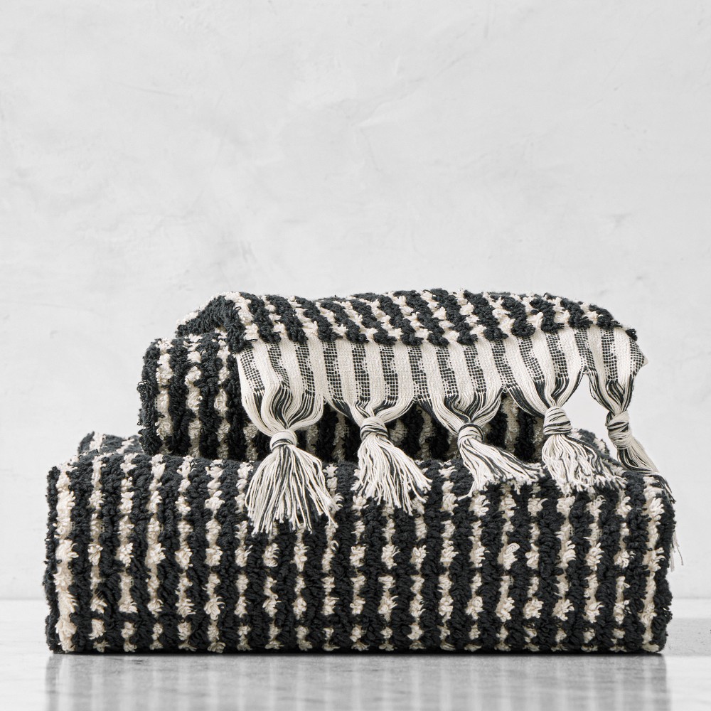 Stripe Bath Towels - Bath Towels