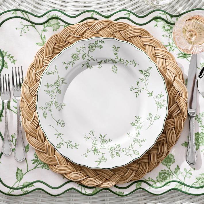 AERIN x Williams Sonoma Meadow Lace Dinner Plates | Williams Sonoma
