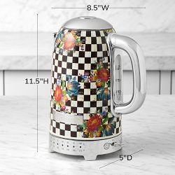 MacKenzie-Childs Courtly Flower Market Electric Kettle