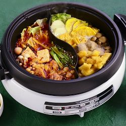 Zojirushi Gourmet d'Expert® Electric Skillet with Yin Yang Hot Pot