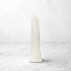 Selenite Obelisk Sculpture