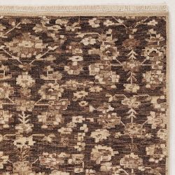 Rogue Hand Knotted Rug Swatch, Brown