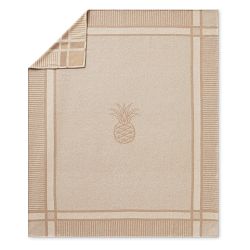 Carmine Pineapple Cashmere Throw