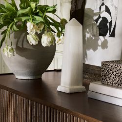 Selenite Obelisk Sculpture