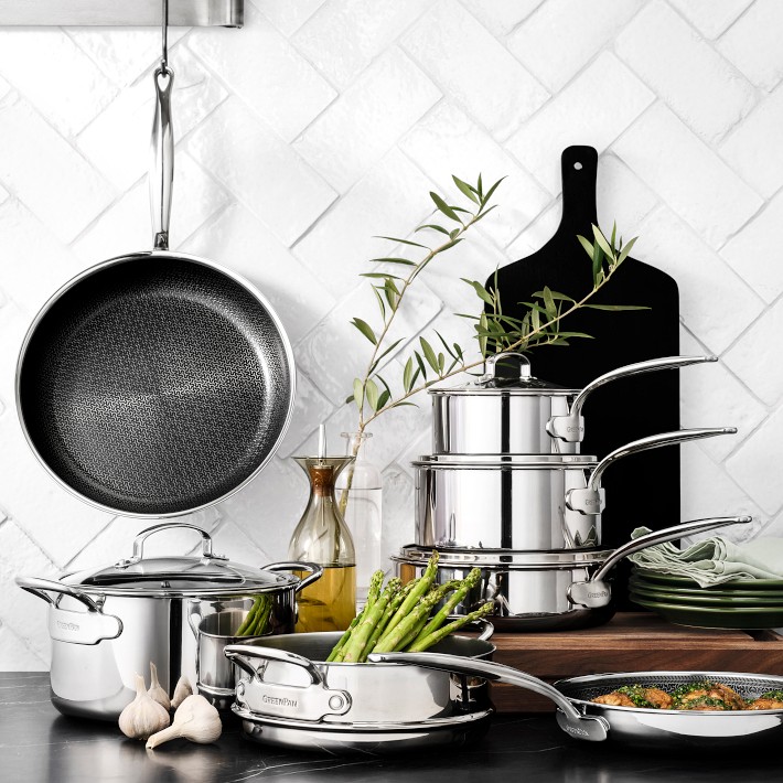美品　GOPAN GreenPan Premiere Max 11-Piece Cookware Set | Williams Sonoma