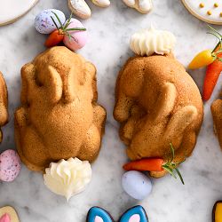 Nordic Ware Nonstick Cast Aluminum Mini Bunny Cakelet Pan