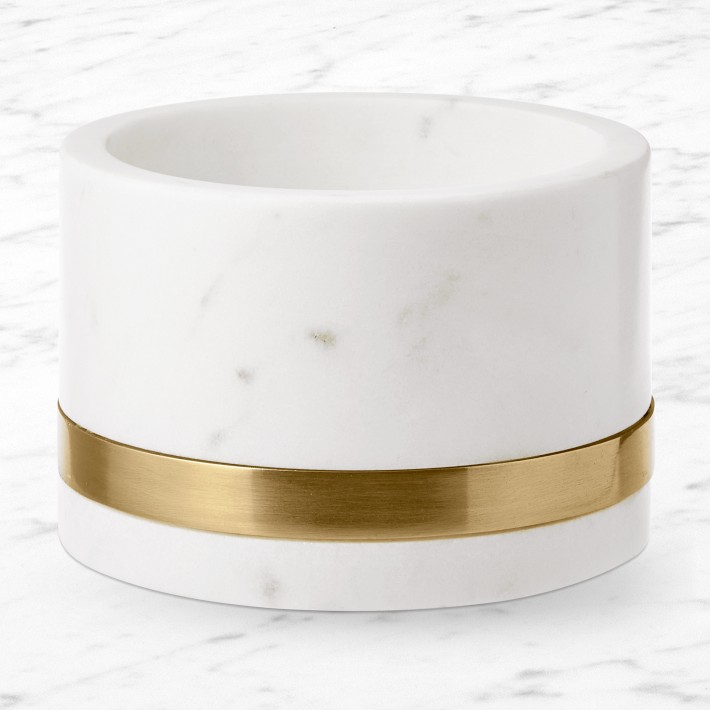 Marble & Brass Wine Coaster