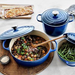 Le Creuset Signature Enameled Cast Iron Round Wide Dutch Oven, 6 3/4-Qt.