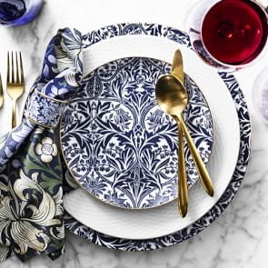 Morris & Co. Bluebell Salad Plates, Set of 4 | Williams Sonoma