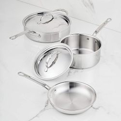 Hestan ProBond Luxe Professional Clad Stainless-Steel 5-Piece Cookware Set