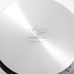 All-Clad Simply Strain Stainless-Steel Multipot with Strainer, 6-Qt.