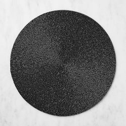Beaded Round Placemats