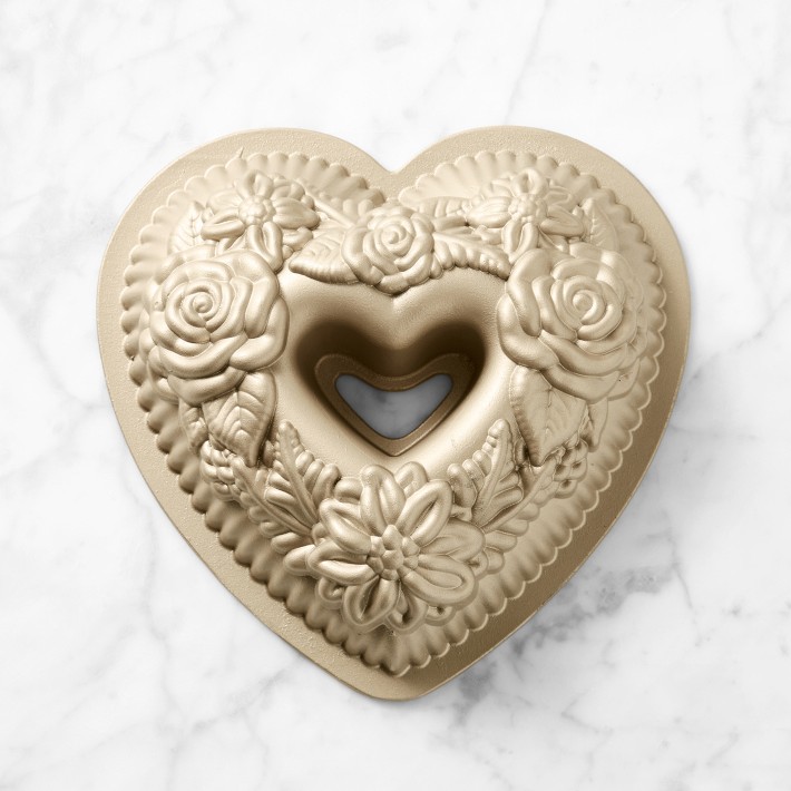 Nordic Ware Floral Heart Bundt® Pan | Williams Sonoma