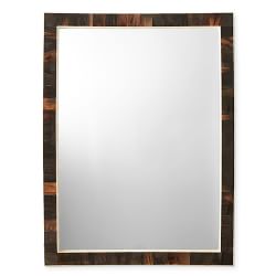 Horn and Bone Mirror, 36" x 48"