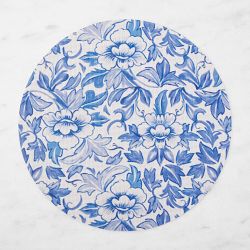 Chilewich Limone Round Placemats, Set of 4