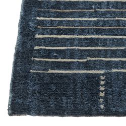 Alto Performance Handknotted Rug Swatch, Navy