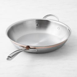 Williams Sonoma Thermo-Clad Copper Pro Fry Pan, 12"