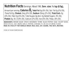 Williams Sonoma Smoky Brown Sugar Turkey Rub