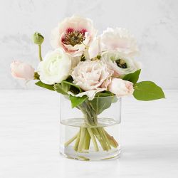 Famille Rose Faux Floral Arrangement, Mini